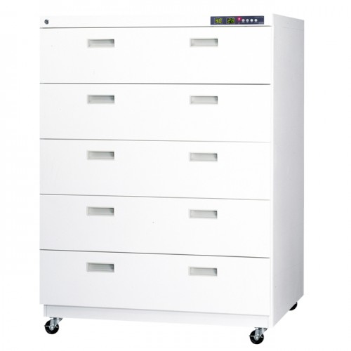 Model : ADH-530 / 300L  / Exterior: W1000.D650.H1250mm / Drawer: W927.D540.H120mm x5 / Four movable casters: H100mm